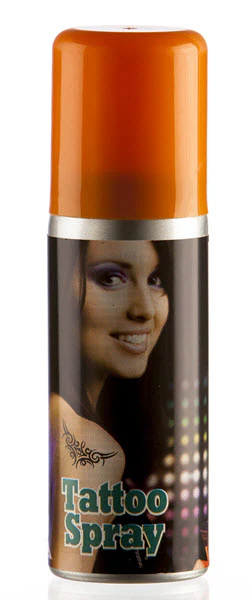 Orange Temporary Tattoo Spray 50 ml
