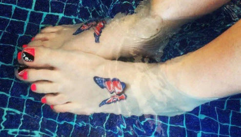Patriotic Butterfly Tattoo - Image 3