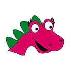 Pink Dino Tattoo