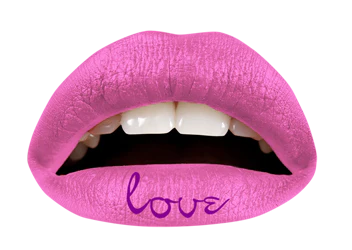 Pink Love Violent Lips (3 Lip Tattoo Sets) - Image 3