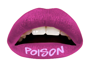 Pink Poison Violent Lips (3 Lip Tattoo Sets) - Image 3