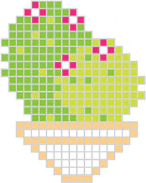 Pixel Cactus Tattoo