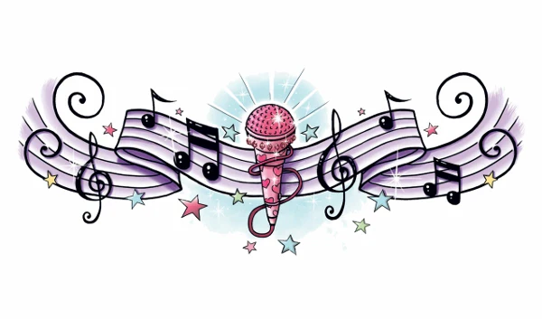 Pop Star Lower Back Tattoo