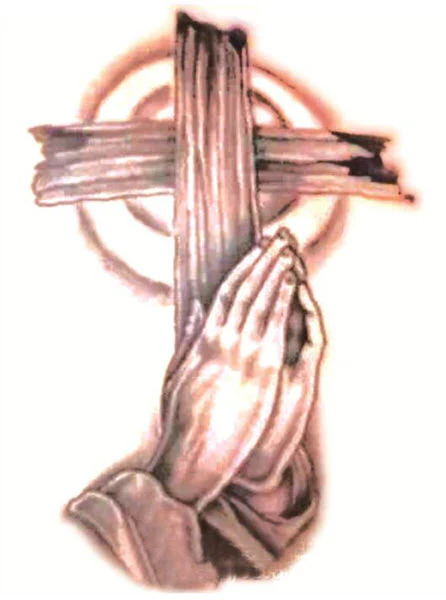 Praying Hands XL Tattoo