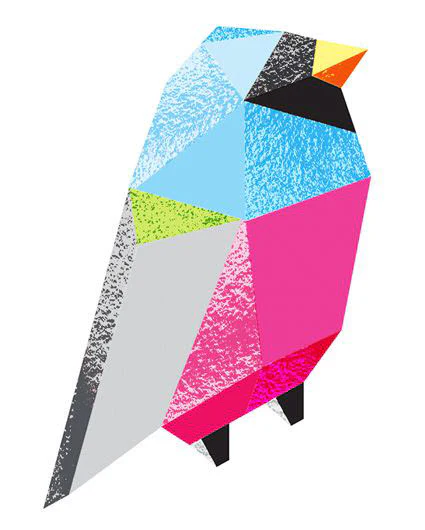 Prismfoil Bird Tattoo