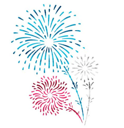 PrismFoil Shooting Fireworks Tattoos