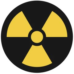 Radioactivity Sign Tattoo