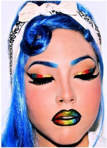Rainbow Glitteratti Violent Eyes (8 Eye Tattoos) - Image 4