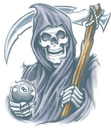 Reaper Extra Large Tattoo