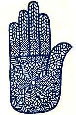 Right Hand Henna Tattoo Stencil