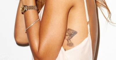 Rihanna - Nefertiti Tattoo - Image 3