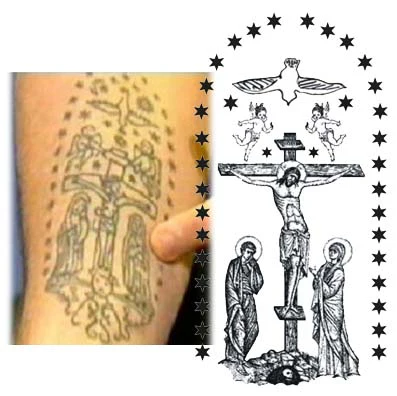 Robbie Williams - Divine Scene Tattoo