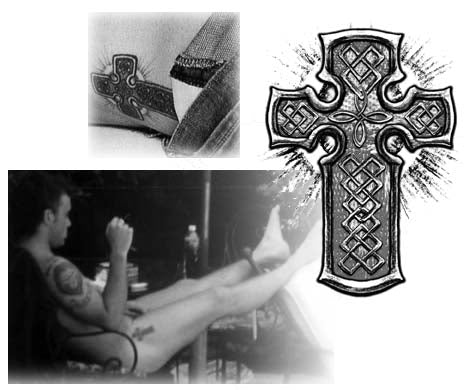 Robbie Williams - Holy Cross Tattoo - Image 2