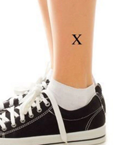 Roman Numeral 10 (Ten) Tattoo (3 tattoos) - Image 3