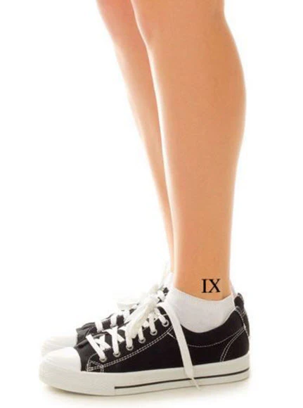 Roman Numeral 9 (Nine) Tattoo (3 tattoos) - Image 3