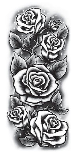 Roses Sleeve Tattoo - Image 2