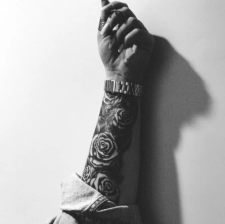 Roses Sleeve Tattoo - Image 7