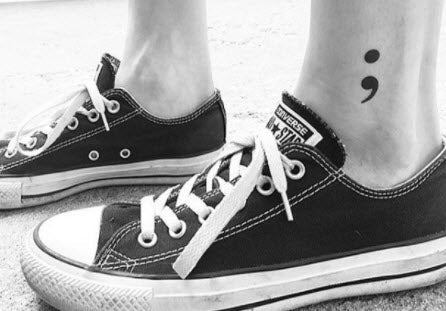 Semicolon Tattoo (2 tattoos) - Image 3