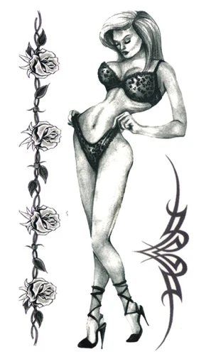 Sex Kitten Pin-Up Tattoo