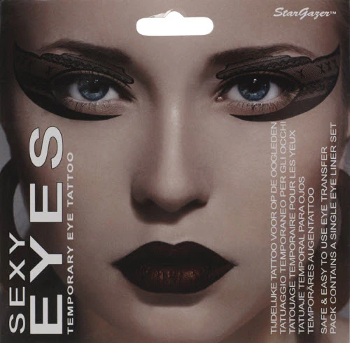 Sexy Eyes Temporary Tattoos - Stockings
