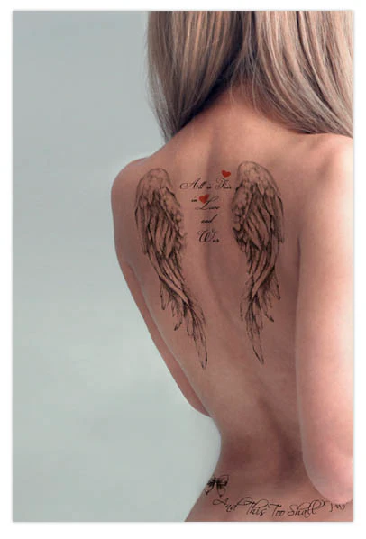 Sinner Saint Wings - Skyn Demure Tattoos - Image 2