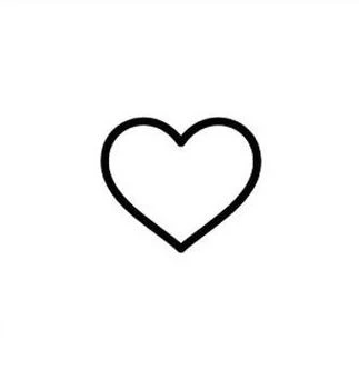 Small Black Heart Temporary Tattoo - Image 2