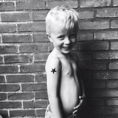 Small Black Star Tattoo - Image 2