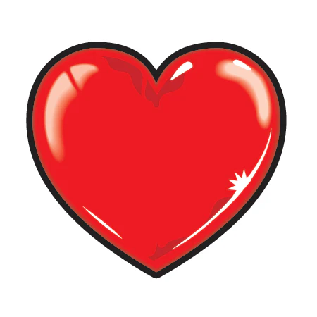 Small Red Heart Tattoo