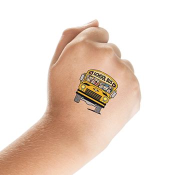 Small School Bus Tattoo - Image 2