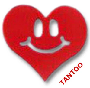 Smiley Heart Tantoos (20 Sun Tan Stickers)