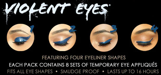 Smokey Metal Glitteratti Violent Eyes (8 Eye Tattoos) - Image 4