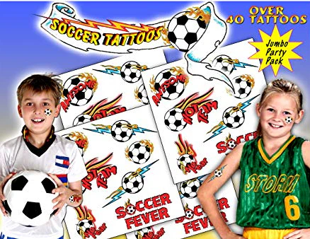 Soccer Tattoo Package (over 40 tattoos)