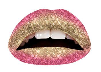 Strawberry Lemonade Glitteratti Violent Lips (3 Lip Tattoo Set) - Image 3