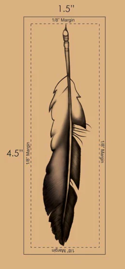Strepik Feather Tattoo - Image 7