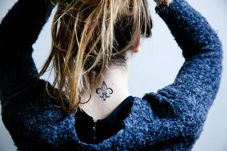 Strepik Fleur-De-Lis Tattoo - Image 2
