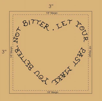 Strepik Let your Past Make You better, Not Bitter Tattoo - Image 3