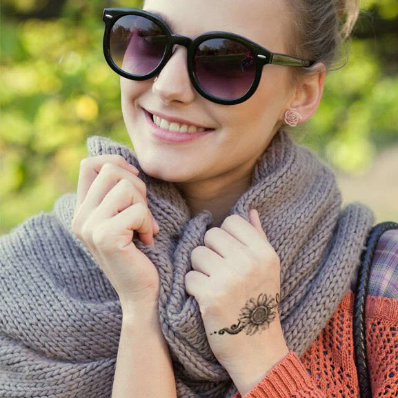 Sunflower Black Tattoo - Image 2