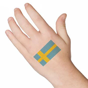 Sweden Flag Tattoo - Image 2