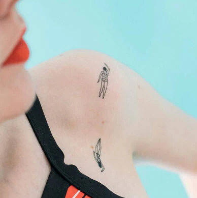 Swimming Ladies - Tattoonie - Image 4