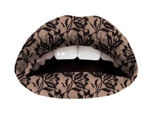 The Nude Lace Violent Lips (3 Lip Tattoo Sets) - Image 2