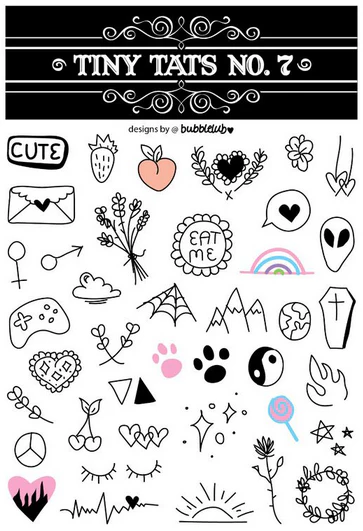 Tiny Tats Tattoo Set 7