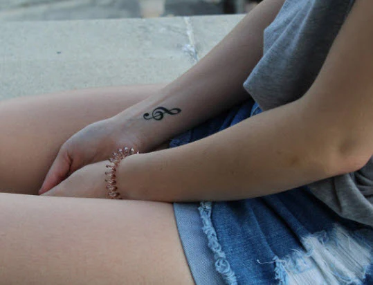 Treble Clef Tattoo - Image 3