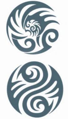 Tribal Circles Tattoo