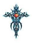 Tribal Cross Tattoo