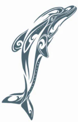 Tribal Dolphin Tattoo