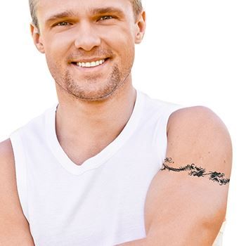 Tribal Dragon Band Tattoo - Image 2