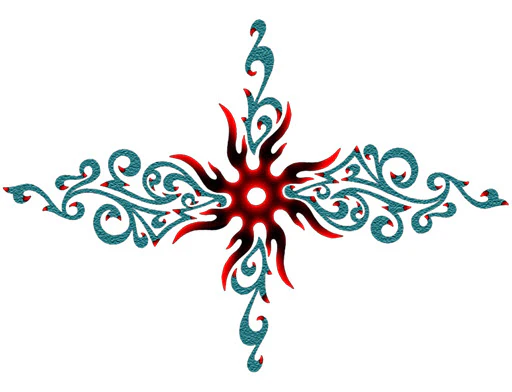 Tribal Dream Fire Tattoo