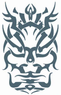 Tribal Face Tattoo