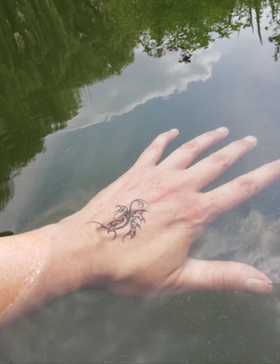 Tribal Floating Inspiration Tattoo - Image 2