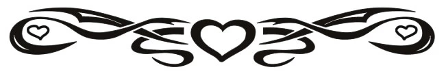 Tribal Heart Armband Tattoo